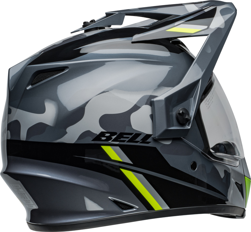 BELL MX-9 Adventure MIPS Helm - Alpine Gloss Met Gray/Camo