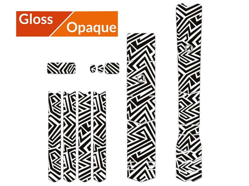 ALGIS Opaque Frame Guards Kit XL - Black Lines ALGIS Gloss Frame Guards Kit XL - Black Lines