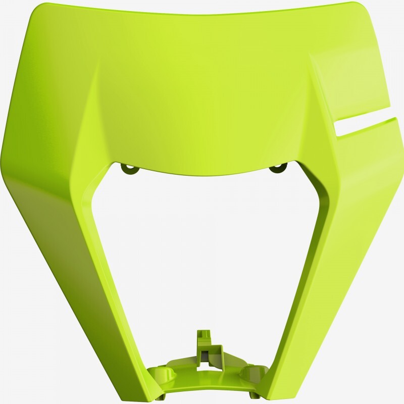POLISPORT Lampenmaske neongelb passend für KTM