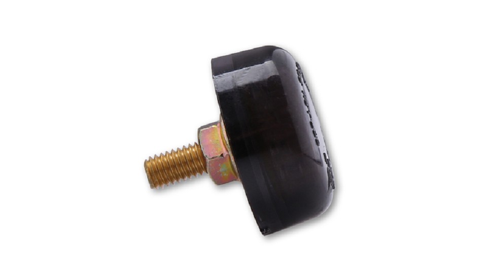 HIGHSIDER smart LED-Rücklicht MICRO DISC, getöntes Glas, rund
