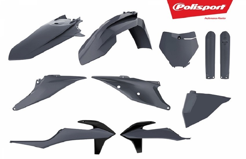 POLISPORT Plastik-Kits Nardo-grau passend für KTM SX/SX-F