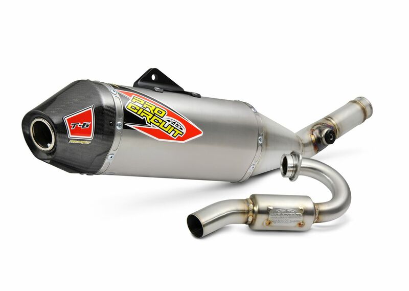 PRO CIRCUIT T-6 komplette Auspuffanlage - Titan passend für Kawasaki KX250F PRO CIRCUIT T-6 komplette Auspuffanlage - Titan passend für Kawasaki KX250F
