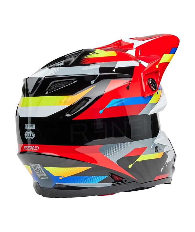 BELL Moto-9S Flex Helm - Renen Nova Gloss Black/Red BELL Moto-9S Flex Helm - Renen Nova Gloss Black/Red