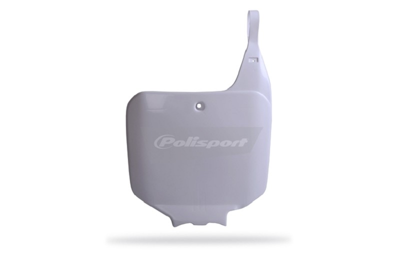 FRONT PLATE CR125-250-500 95-99 WHITE