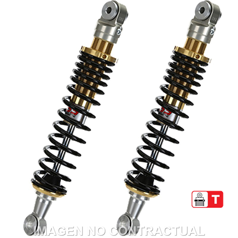 Federbein E302-Serie Stereo hinten passend für Piaggio Beverly I.E./RST/Sport 125/200/250/300 TE302-340T-06AL-38 Federbein E302-Serie Stereo hinten passend für Piaggio Beverly I.E./RST/Sport 125/200/250/300 TE302-340T-06AL-38