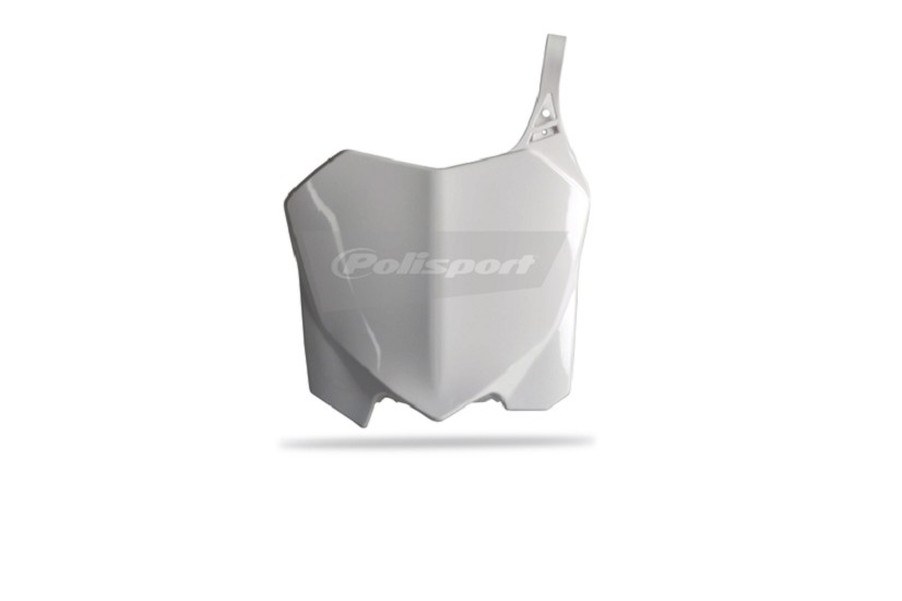 FRONT PLATE CRF250R 10-12 WHITE