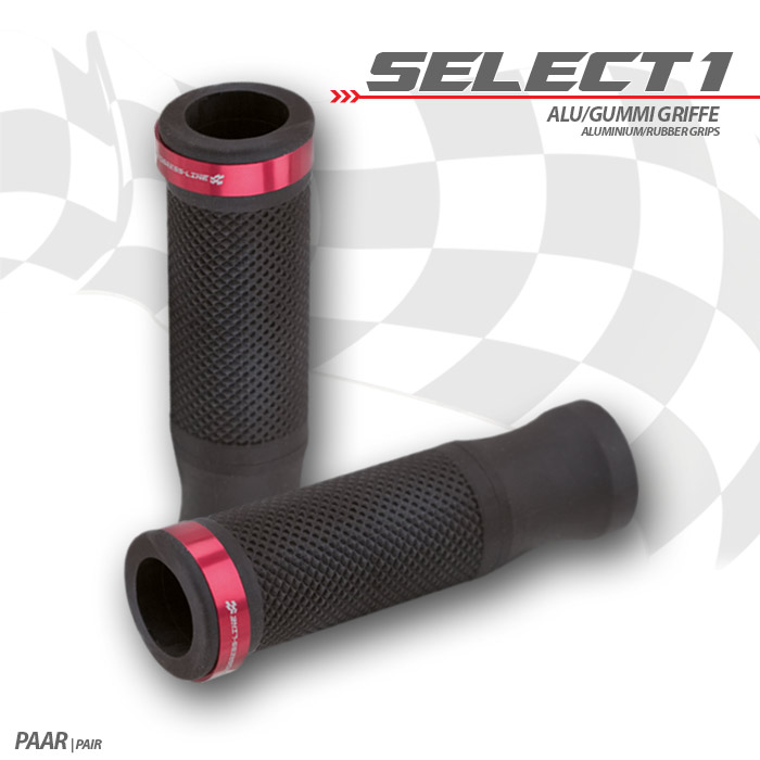 Griffgummiset Select1 7/8-22mm schwarz Griffgummiset Select1 7/8-22mm schwarz