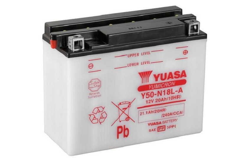 YUASA Blei/Säure Batterie ohne Säurepack - Y50-N18L-A YUASA Blei/Säure Batterie ohne Säurepack - Y50-N18L-A