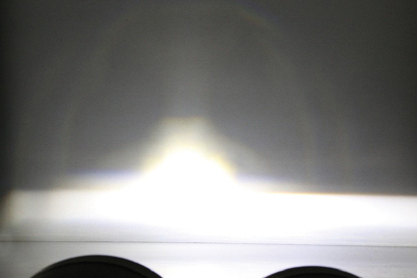 SHIN YO LED Hauptscheinwerfer Twin Schwarz seitliche Befestigung