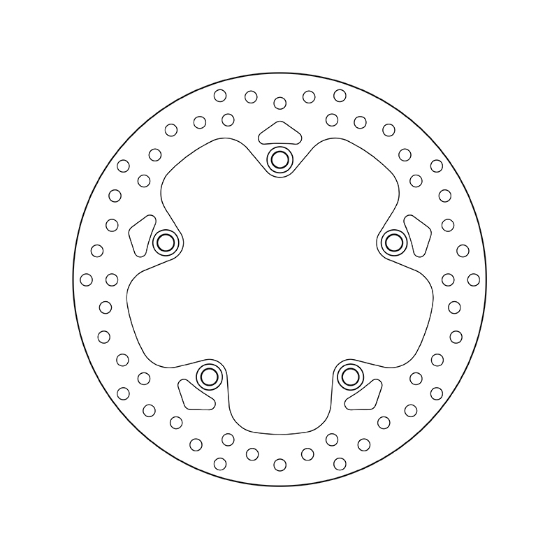 BREMBO Serie Oro rund starr Bremsscheibe