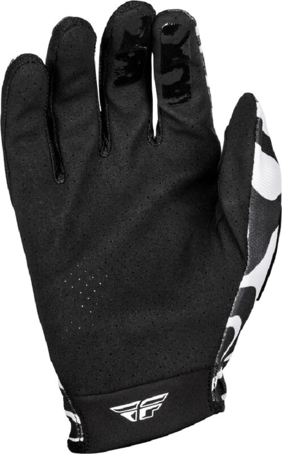 FLY RACING Lite L.E. Abyss Jugend Handschuhe- Weiß/Schwarz