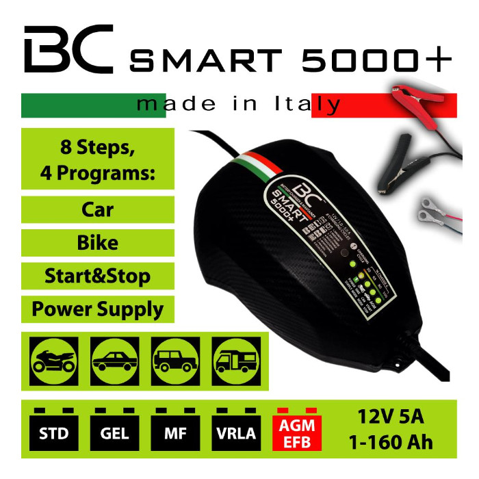 BC Batterieladegerät Smart 5000+ 12V