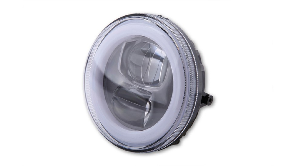 HIGHSIDER LED Hauptscheinwerfereinsatz TYP 9, rund, 120 mm, mit Standlichtring