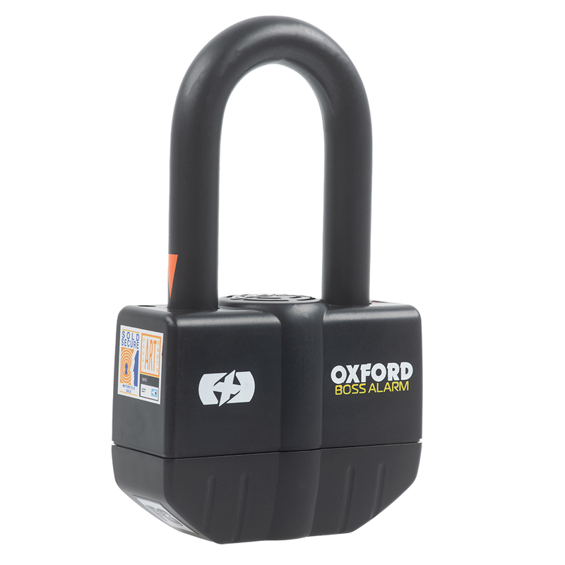OXFORD Alarmschloss Boss 16mm + Kette 12mm X 1.2m