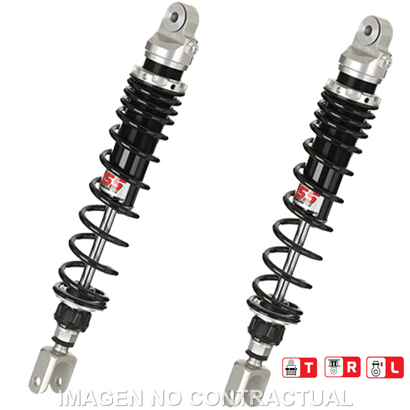 Federbein Z362-Serie Stereo hinten passend für Kymco Xciting 500 (07-13) TZ362-390TRL-03-88