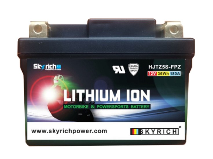 Batterie SKYRICH HJTZ5S-FPZ [113x70x85] 12,8V/3AH (10 Std.), 36Wh, CCA: 180