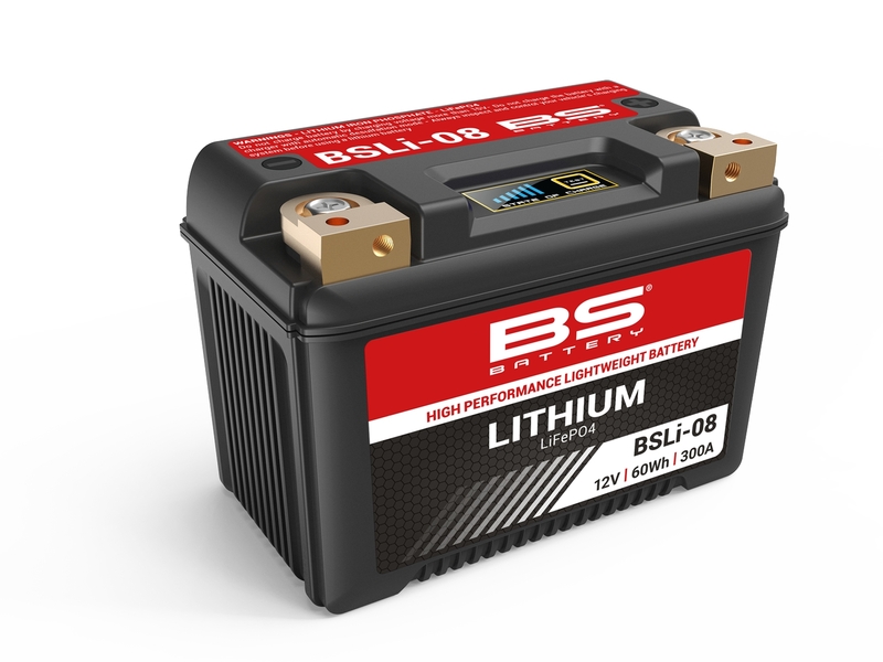 BS BATTERY Lithium-Ionen-Batterie - BSLI-08 BS BATTERY Lithium-Ionen-Batterie - BSLI-08
