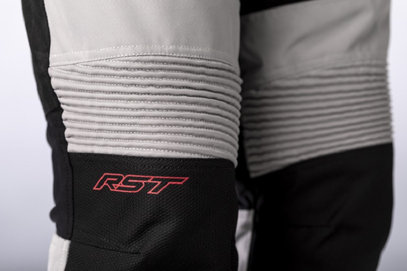 RST Endurance CE Textil-Hose - Schwarz/Silber/Rot Größe 4XL Kurze Hosenbeine