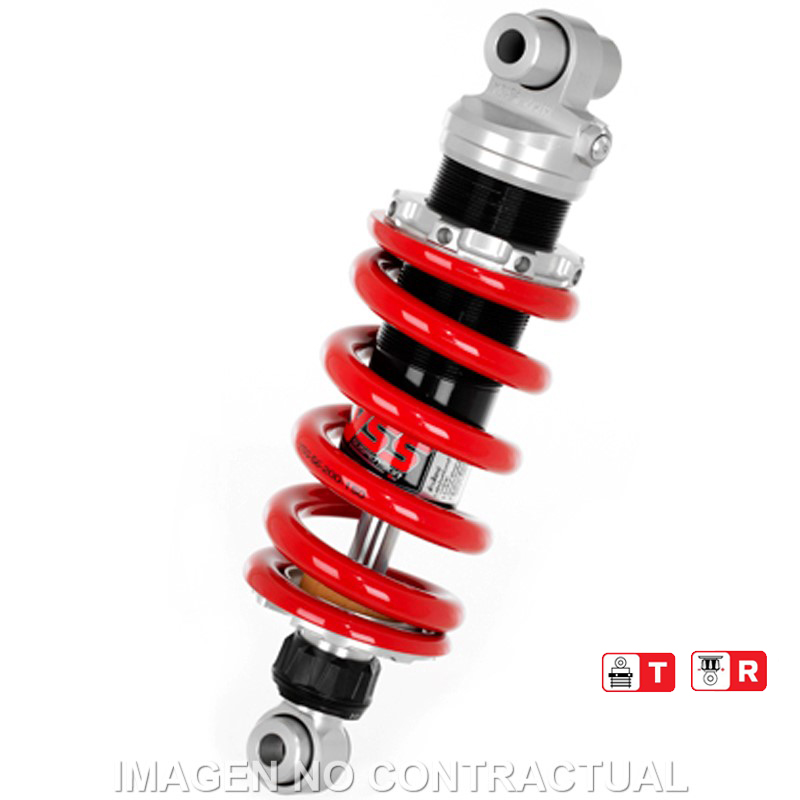 Federbein Z456-Serie Mono hinten passend für Yamaha XVS 650 Drag Star (97-00) MZ456-270TR-11-85