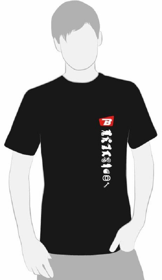 BIHR T-shirt Powering Your Passion schwarz größe S