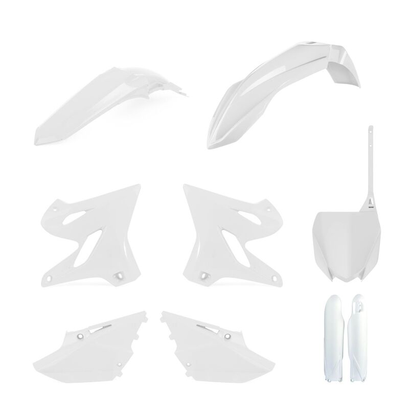 POLISPORT Plastic Kit White passend für Yamaha YZ125/250